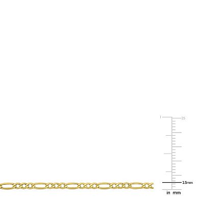 Stella Grace 10k Gold Figaro Link Chain Necklace