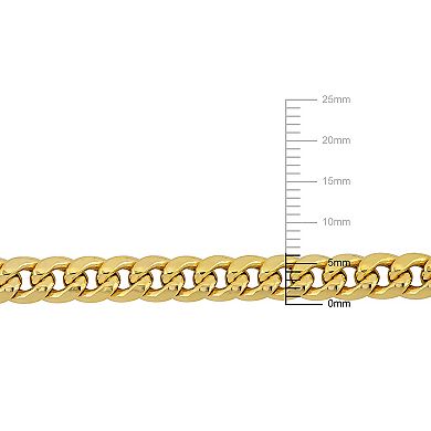 Stella Grace 10k Gold Cuban Link Chain Bracelet