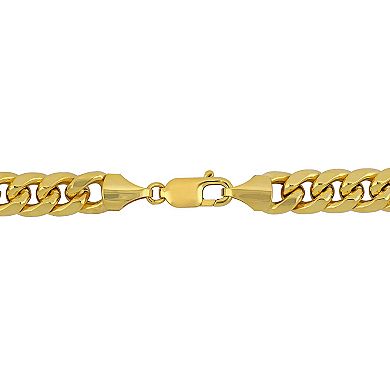 Stella Grace 10k Gold Cuban Link Chain Bracelet