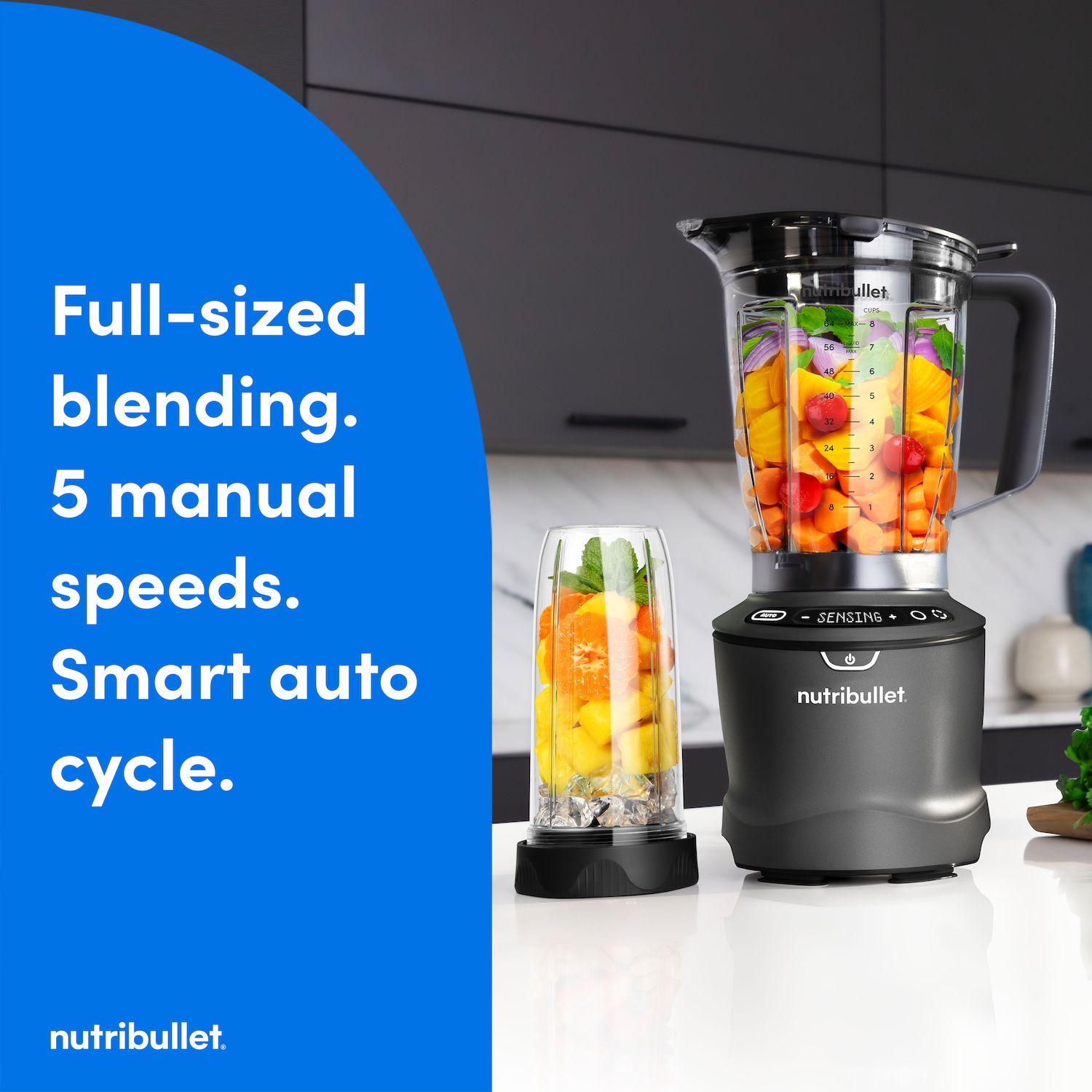 Blender Nutribullet SmartSense 1500W – 1,8 L, 5 Vitesses, Fonction Pulse, Tasses Incluses - 12