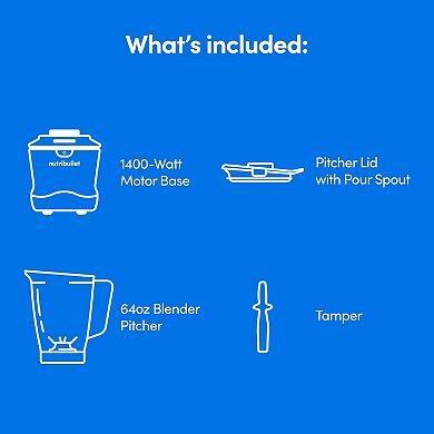 NutriBullet SmartSense 5-Speed Full-Size Blender