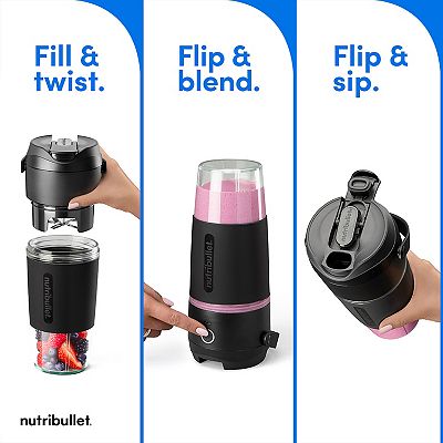 NutriBullet Flip Insulated Portable Blender