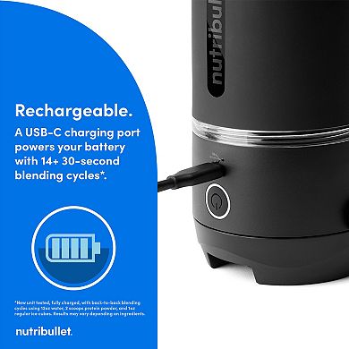 NutriBullet Flip Insulated Portable Blender
