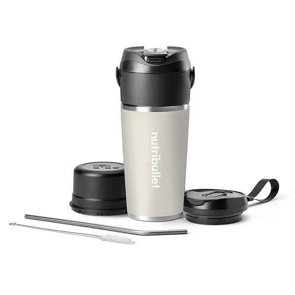 NutriBullet Flip Insulated Portable Blender - Linen