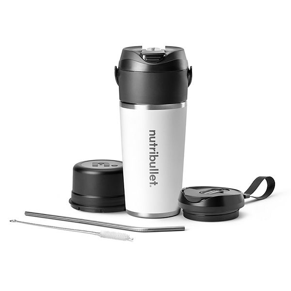 NutriBullet Flip Insulated Portable Blender - White