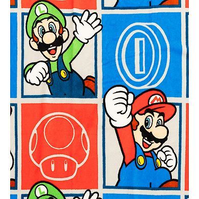 Super Mario Check Mates Throw Blanket