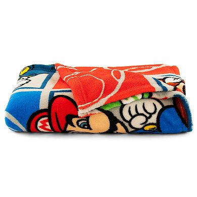 Super Mario Check Mates Throw Blanket
