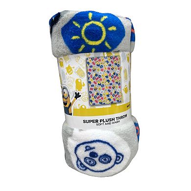 Minions Bello Banana Throw Blanket