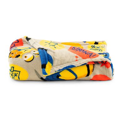 Minions Bello Banana Throw Blanket