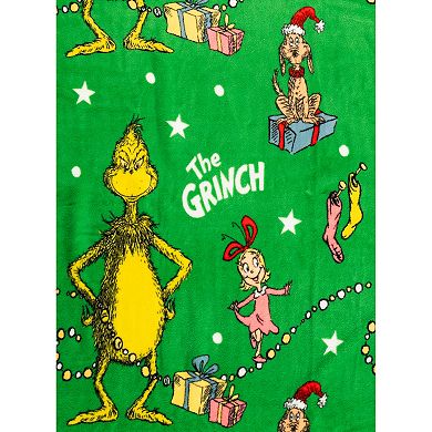 The Grinch Not That Mean Throw Blanket