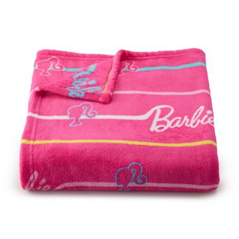 Barbie® Rainbow Logo Throw Blanket