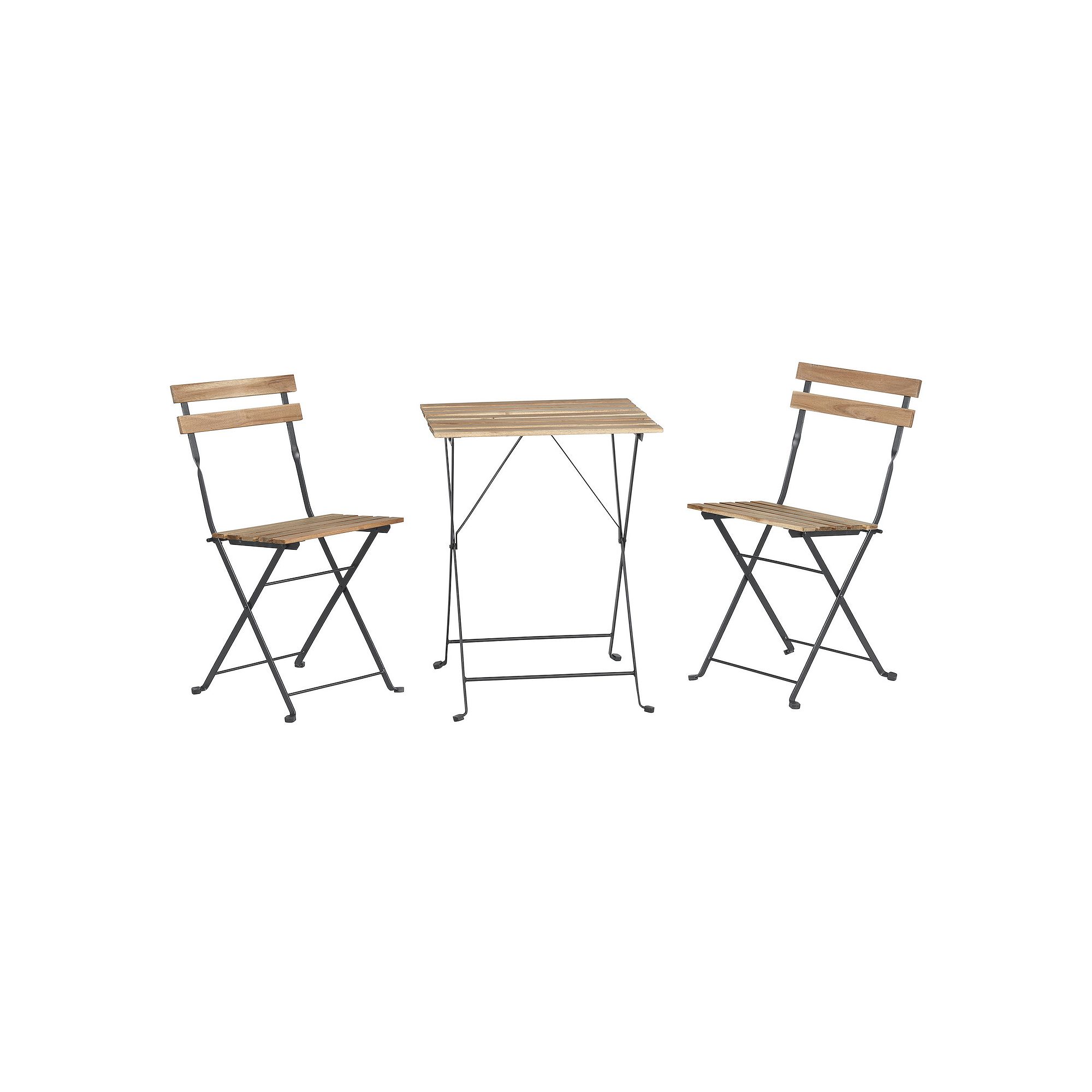 Lavish Home 3-pc. Folding Wood Bistro Set, Brown