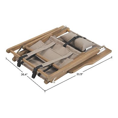 Lavish Home Folding Backpack Beach Chair