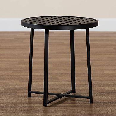 Baxton Studio Sadiya Outdoor Side Table
