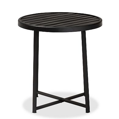 Baxton Studio Sadiya Outdoor Side Table
