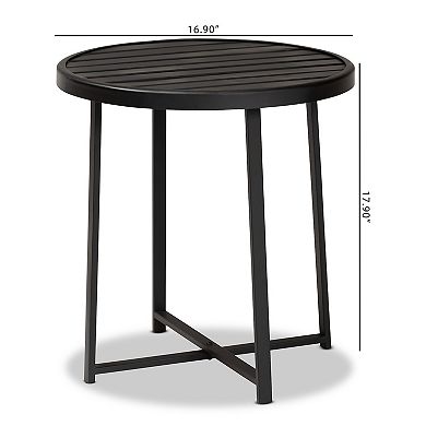 Baxton Studio Sadiya Outdoor Side Table