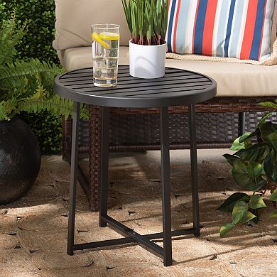 Baxton Studio Sadiya Outdoor Side Table