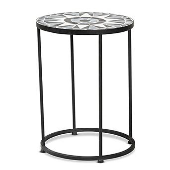 Baxton Studio Kaden Outdoor Side Table
