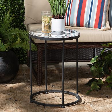 Baxton Studio Kaden Outdoor Side Table