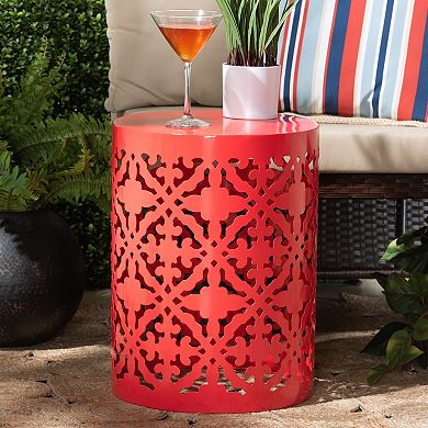 Baxton Studio Jamila Outdoor Side Table