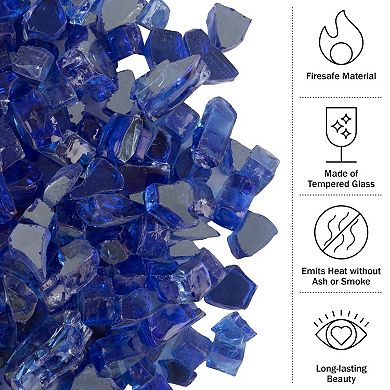 Home Complete 10lb 0.5-Inch Fire Pit Glass