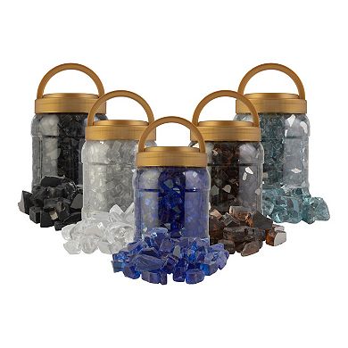 Home Complete 10lb 0.5-Inch Fire Pit Glass