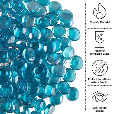 Home Complete 10lb 0.75-Inch Fire Pit Glass