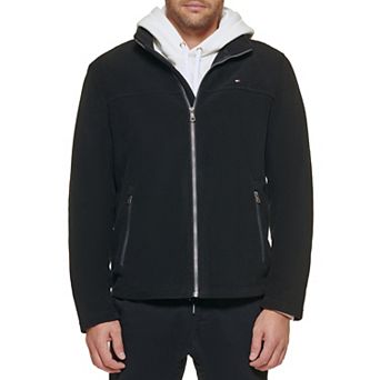 Big & Tall Tommy Hilfiger Fleece Jacket with Stand Collar