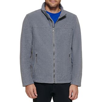 Big & Tall Tommy Hilfiger Fleece Jacket with Stand Collar