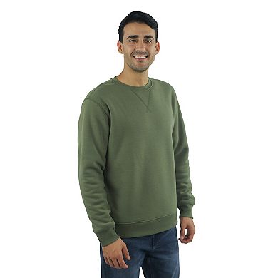 Men's JACHS NY Sherpa-Lined Soft Touch Crewneck Sweatshirt