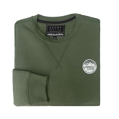 Men's JACHS NY Sherpa-Lined Soft Touch Crewneck Sweatshirt
