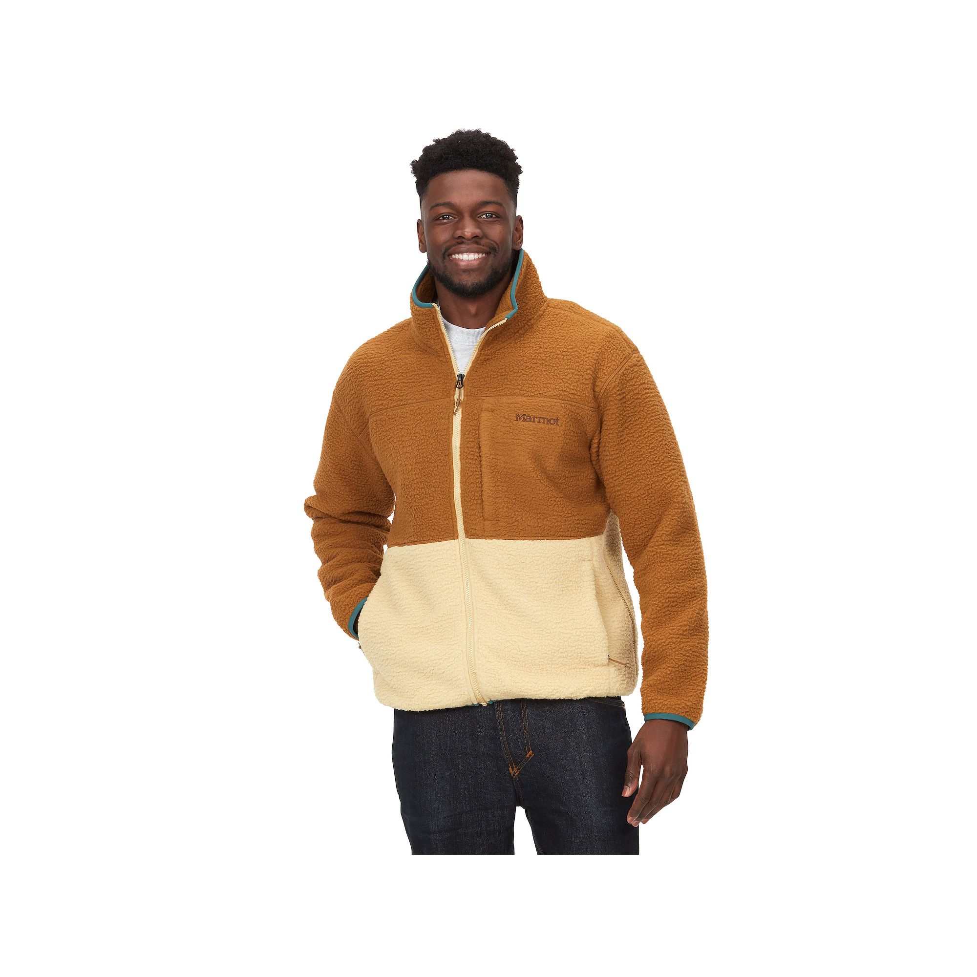 Mens Marmot Aros Fleece Jacket, Size: Large, Green