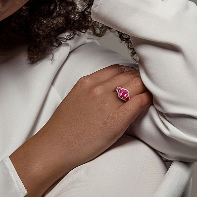 Stella Grace 14k Rose Gold Ruby & 1/3 Carat T.W Diamond Graduated Ring