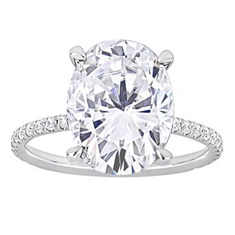 Stella Grace 4-7/8 Carat T.W Lab-Created Moissanite Engagement Ring