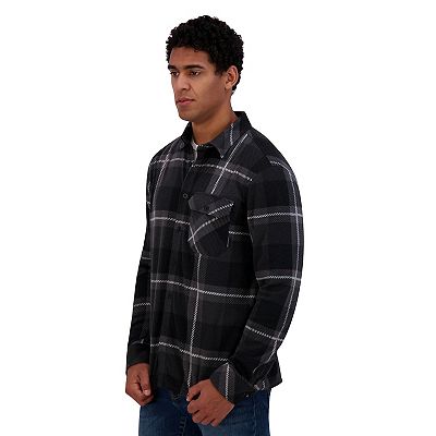 Men's ZeroXposur Knit Flannel Button-Down Shirt