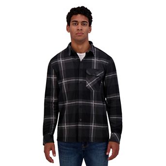 Men's ZeroXposur Knit Flannel Button-Down Shirt