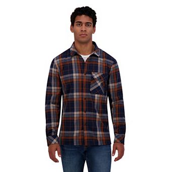 Men's ZeroXposur Knit Flannel Button-Down Shirt