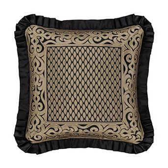 Five Queens Court Blythe 20 in Square Embellished Decorative Throw Pillow