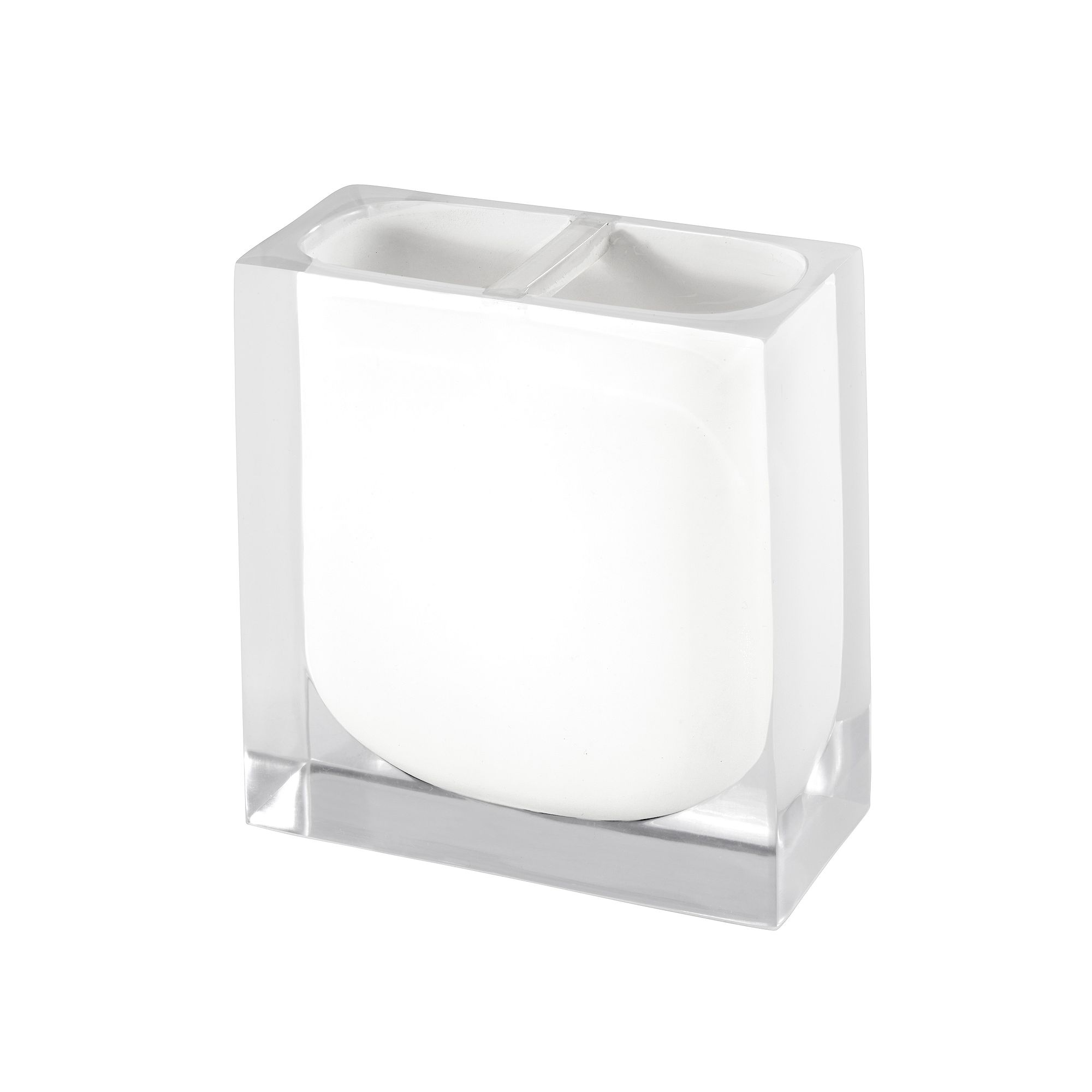 IZOD Marina Toothbrush Holder, Clear