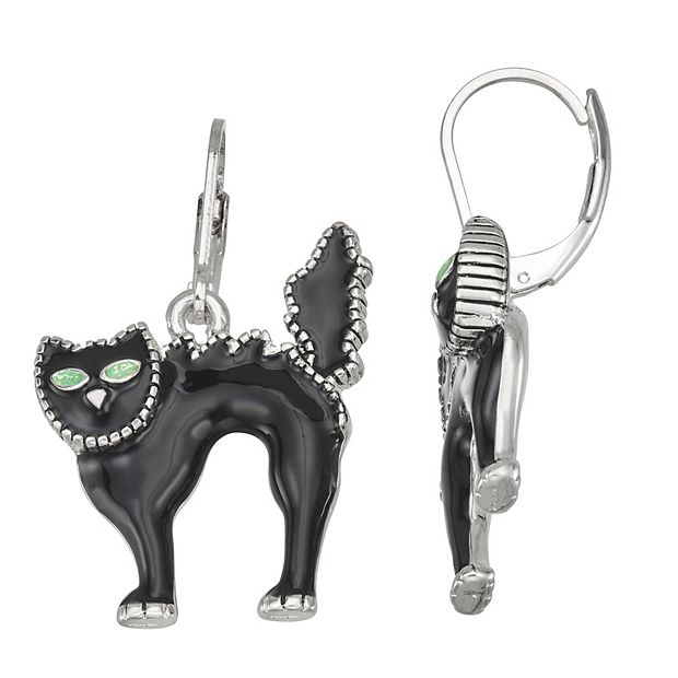 Cat earrings kohls best sale