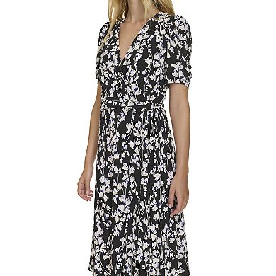 Women's Harper Rose Short Sleeve Surplice V-Neck Dress