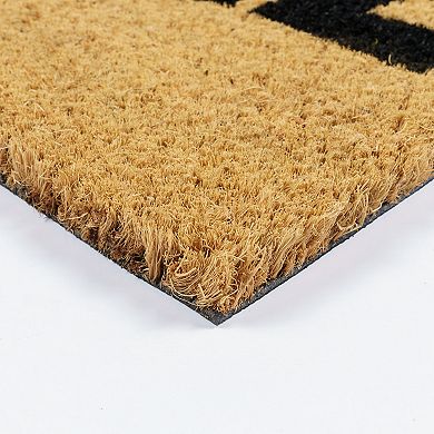 Dr. Seuss' How the Grinch Stole Christmas Welcome Natural Coir Doormat