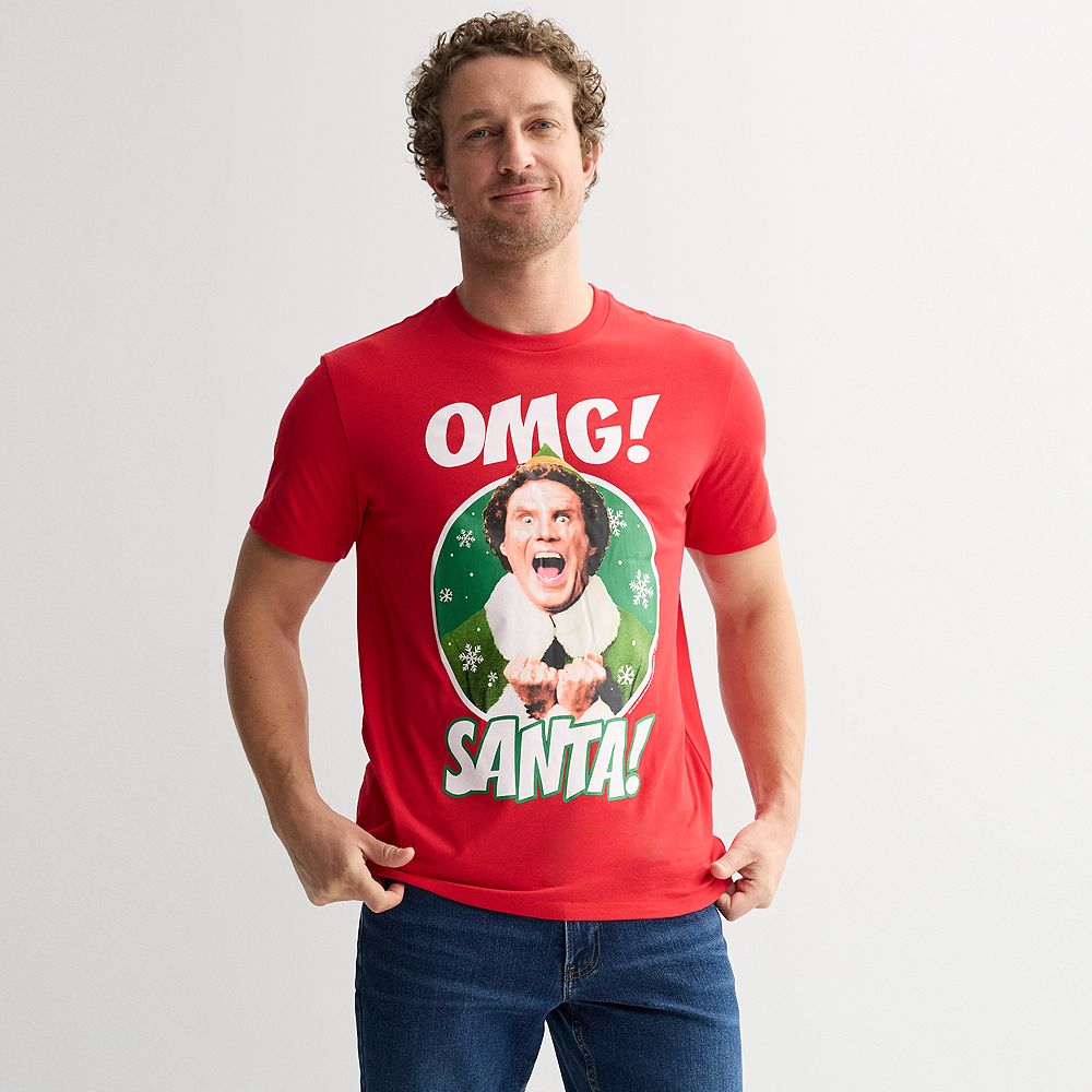 Men's OMG! Santa! I Know Him Graphic Tee