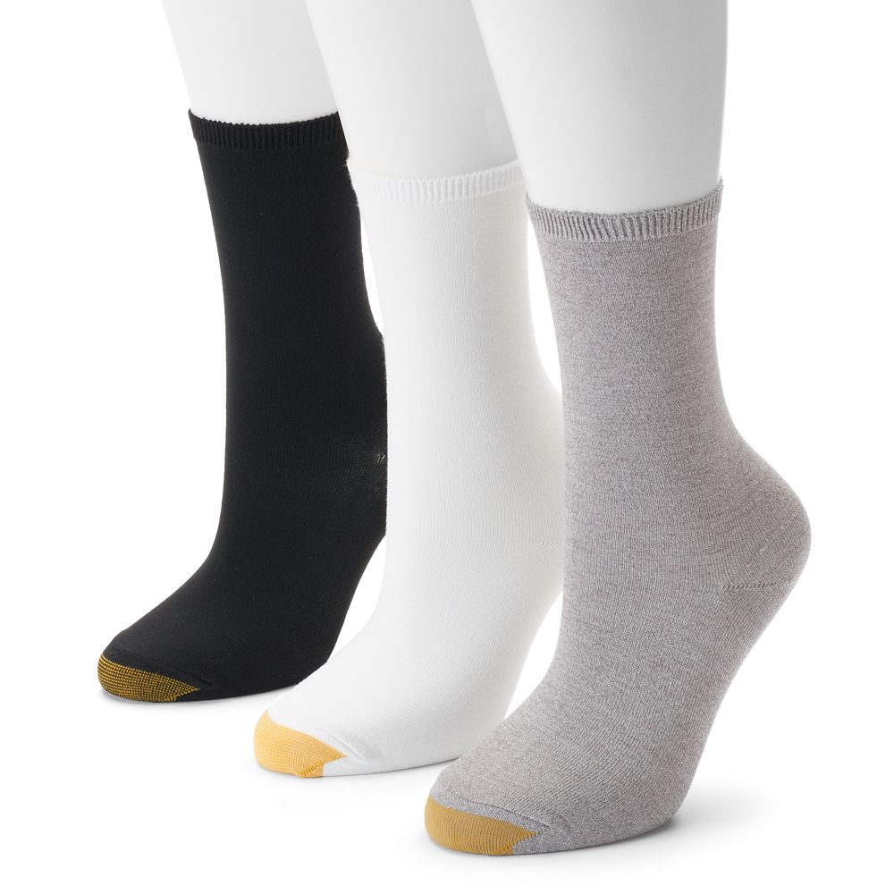 Women's GOLDTOE® 3-Pack Castaway Crew Socks