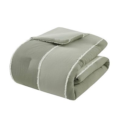 INK+IVY Shay 3-Piece Striped Cotton Comforter Set
