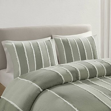 INK+IVY Shay 3-Piece Striped Cotton Comforter Set