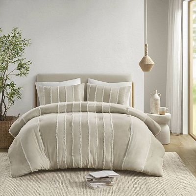 INK+IVY buy FULL/QUEEN Gray White Boho Comforter Set