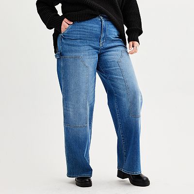 708.ladies denim washed 血なまぐさく wide pants