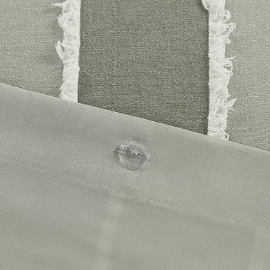 INK+IVY Shay 3-Piece Striped Cotton Duvet Cover Set