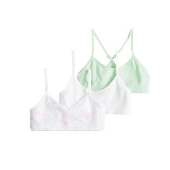 Girls 7-16 Maidenform® 3-pack Beginner Crop Bras